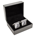 personalised map cufflinks