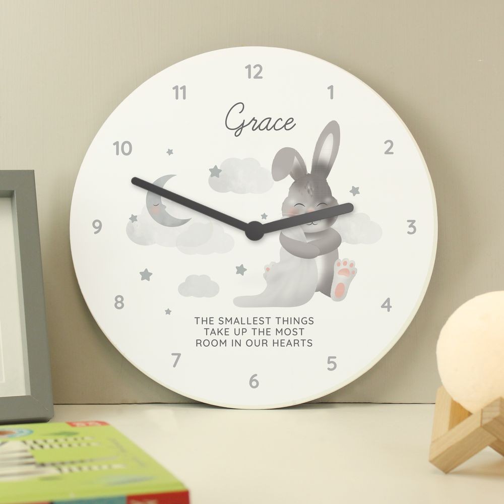 personalised clock baby