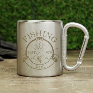 
                            Personalised Fishing Club Stainless Steel Mug