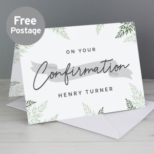 
                            Personalised Confirmation Card
