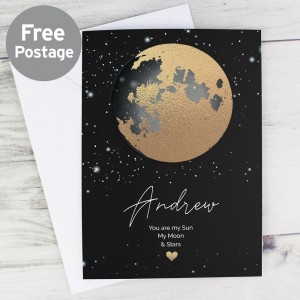 
                            Personalised You Are My Sun My Moon Card