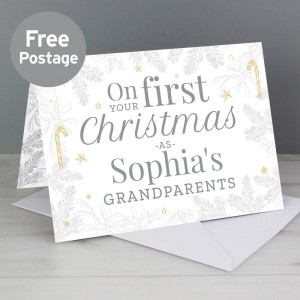 
                            Personalised "On Your First Christmas As" Card