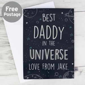 Personalised Best... In The Universe Card