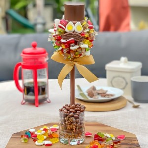 Personalised Haribo Tree with Hat & Moustache - 35cm