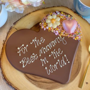 Personalised Large "Mother's Love" Chocolate Heart