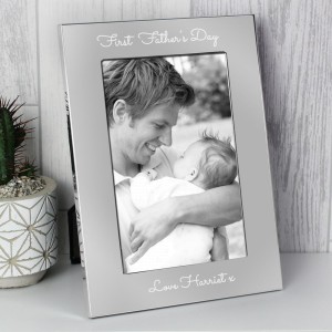 
                            Personalised Free Text 7 x 5 Silver Photo Frame