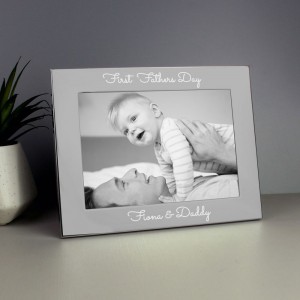 
                            Personalised Free Text 5 x 7 Silver Photo Frame