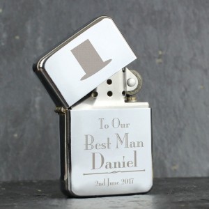 
                            Personalised Decorative Wedding Best Man Lighter