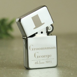 
                            Personalised Groomsman Lighter