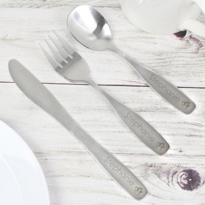 
                            Personalised 3 Piece Fairy Cutlery Set