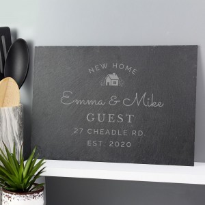 
                            Personalised New Home Slate