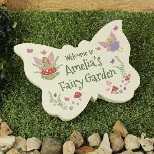 
                            Personalised Fairy Garden Butterfly Ornament