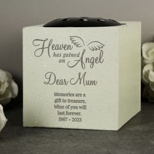 
                            Personalised Little Angel Memorial Vase
