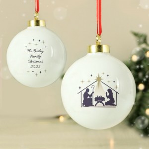 
                            Personalised Nativity Bauble