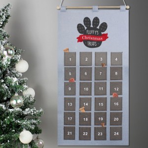 
                            Personalised Pet Advent Calendar In Silver Grey