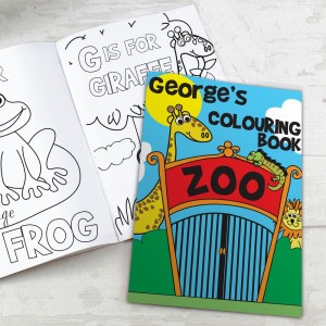 
                            Personalised Zoo Colouring Book