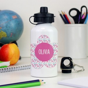 
                            Personalised Flower Drinks Bottle