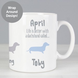 
                            Personalised Dachshund Dog Breed Mug