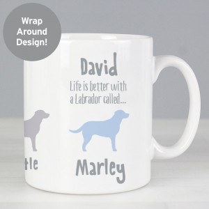 
                            Personalised Labrador Dog Breed Mug
