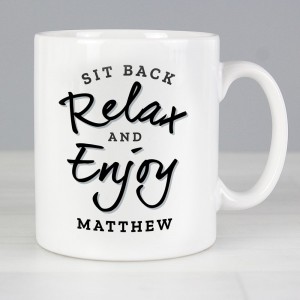 
                            Personalised Sit Back & Relax Mug