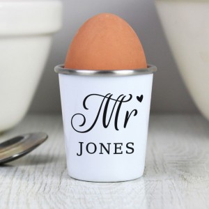 Personalised Mr Egg Cup