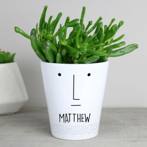 Personalised "Mr Face" Plant Pot