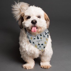 
                            Personalised Christmas Tree Dog Bandana