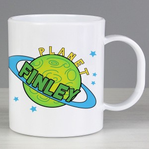 Personalised Space Plastic Mug