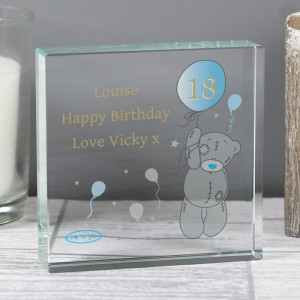 
                            Personalised Me To You Balloon Large Crystal Token