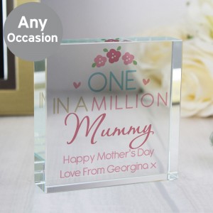
                            Personalised One in a Million Large Crystal Token