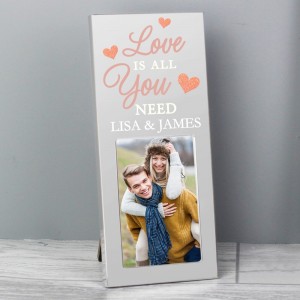
                            Personalised "Love is All You Need" 2x3 Photo Frame