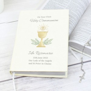 
                            Personalised First Holy Communion Holy Bible - Eco-friendly