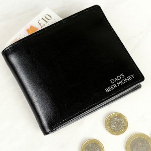 Personalised Message Leather Wallet