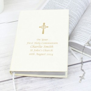 
                            Personalised Gold Companion Holy Bible - Eco-friendly