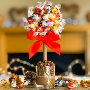 
                            Personalised Mixed Lindt Tree - 25cm