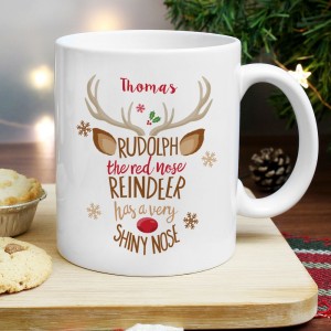 
                            Personalised Rudolph the Red-Nosed Reindeer Mug