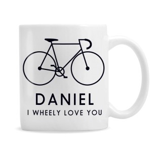 
                            Personalised I Wheely Love You Bike Mug