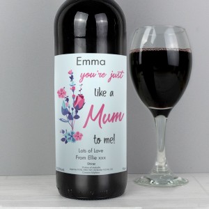 
                            Personalised Just Like A Mum Red Wine