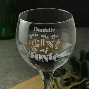 Personalised Gin To My Tonic Gin Set
