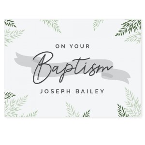 
                            Personalised Baptism Card