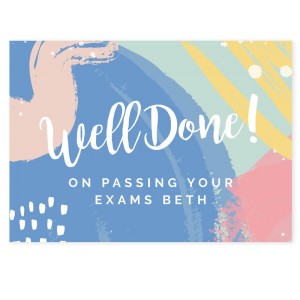 
                            Personalised Well Done! Card