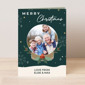 
                            Personalised Photo Upload Christmas Card