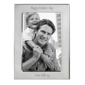 
                            Personalised Silver Plated 5x7 Photo Frame