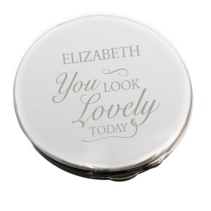 
                            Personalised You Look Lovely Compact Mirror