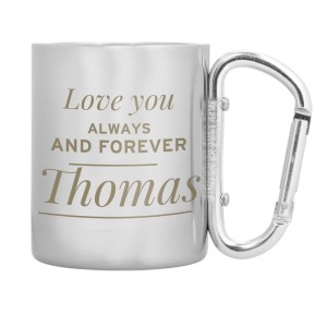 
                            Personalised "Any Message" Stainless Steel Mug