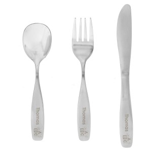 
                            Personalised 3 Piece ABC Cutlery Set