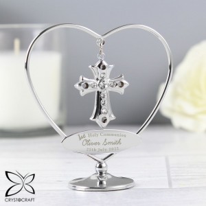 
                            Personalised 1st Holy Communion Crystocraft Cross