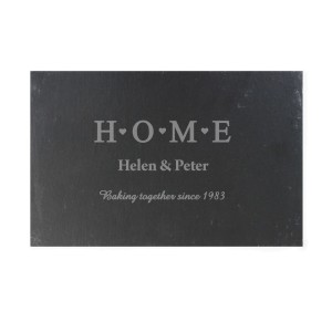 
                            Personalised HOME Slate Rectangle Placemat