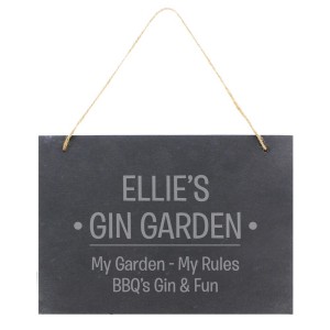 
                            Personalised Large Hanging Slate Sign