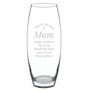 
                            Personalised You Are The Best Bullet Vase